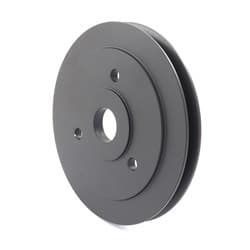 BLACK CRANKSHAFT PULLEY SINGLE GROOVE SUIT SHORT BBC ALUMINUM RPC - R8841BK