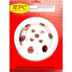 WATER PUMP PULLEYS BBC DOUBLE SHORTWATER PUMP POLISH ALUM RPC - R8842POL
