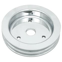 CRANKSHAFT PULLEY DOUBLE GROOV SUIT BBC POLISHED ALUM SHORT RPC - R8843POL
