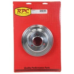 BBC POLISH TRIPLE PULLEY LONG  W/PUMP CRANK PULLEY RPC - R8845POL
