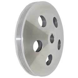 P STEER PULLEY POLISHED ALUMIN FITS 5/8 SHAFT W/KEYWAY DOUBL RPC - R8847POL