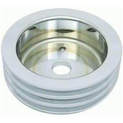 BBC TRIPLE GROOVE CRANK PULLEY POLISHED ALUMINIUM, SHORT PUMP RPC - R8849POL