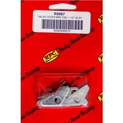 VALVE COVER SPREADERS, CHROME 8 PIECES, 1-1/2 WIDE TABS RPC - R9067