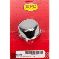 CHROME STEEL PUSH-IN BREATHER 2-3/4" DIA WITH 3/4" NECK. RPC - R9171