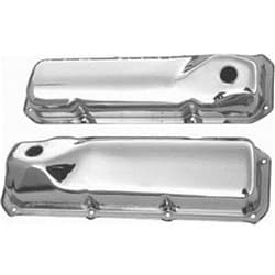 FORD 351C CLEVELAND ROCKER COVERS CHROME STEEL RPCR - R9295