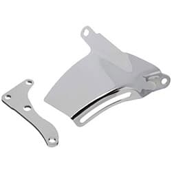 CHROME ALTERNATOR BRACKET SBC LONG, BOLTS TO WATER NECK RPC - R9316