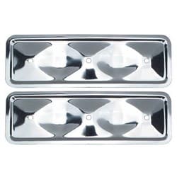 CHROME CHEVY 6-CYL SIDE PLATE (PACKAGE OF 2) RPC - R9341