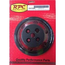 BLACK WATER PUMP PULLEY SBC SINGLE SHORT WATER PUMP ALUM RPC - R9478BK