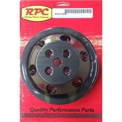 BLACK WATER PUMP PULLEY SBC DOUBLE SHORT WATER PUMP ALUM RPC - R9479BK