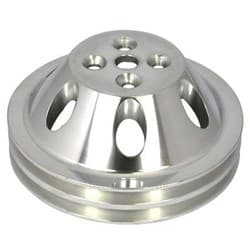 WATER PUMP PULLEYS SBC DOUBLE SHORT WATER PUMP POLISH ALUM RPC - R9479POL