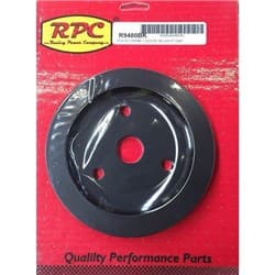BLACK CRANKSHAFT PULLEY SINGLE GROOVE SUIT SBC ALUM SHORT RPC - R9480BK