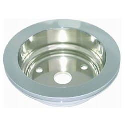 CRANKSHAFT PULLEY SINGLE GROOV SUIT SBC POLISHED ALUM LONG RPC - R9484POL