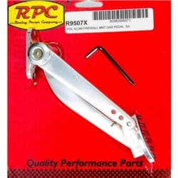 FIREWALL MOUNT GAS PEDAL POLISHED ALUMINIUM RPC - R9507X