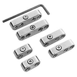 PRO STYLE LEAD SEPARATORS 8-9mm CHROMED PLASTIC RPC - R9576