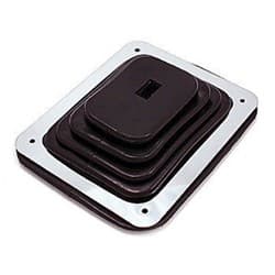 RUBBER SMALL SHIFTER BOOT INC CHROME RING RPC - R9630