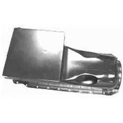STEEL DRAG RACE OIL PAN BBC ZINC PLATED, 8-1/4 DEEP RPC - R9728X