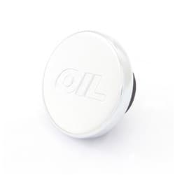 PUSH IN OIL PLUG AND CAP CHROME TOP & RUBBER BASE RPC - R9787