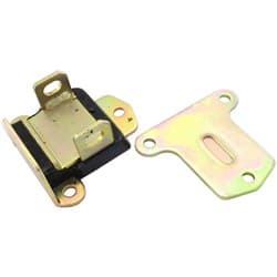 LOCKING TYPE ENGINE MOUNT CHEV  ZINC WITH BLACK URETHANE  - ENS 3-1114G