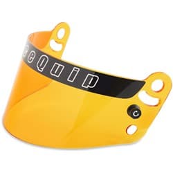 HELMET SHIELD, AMBER FOR PRO20 & PRO25 HELMETS RACEQUIP / 204006RQP