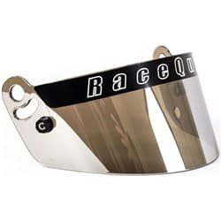 HELMET SHIELD, MIRROR FOR PRO20 & PRO25 HELMETS RACEQUIP / 204009RQP