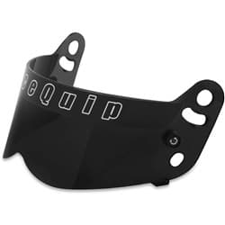 HELMET SHIELD, DARK SMOKE FOR VESTA SERIES HELMETS RACEQUIP / 205004RQP