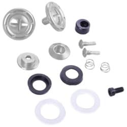HELMET SHIELD PIVOT KIT SILVER FOR PRO & VESTA SERIES HELMETS RACEQUIP / 205661RQP