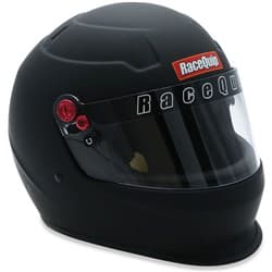 PRO20 HELMET, FLAT BLACK, 3XL SA2020, CLEAR SHIELD RACEQUIP / 276998RQP