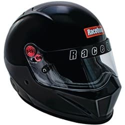 VESTA20 HELMET GLOSS BLACK SML SA2020, CLEAR SHIELD RACEQUIP / 286002RQP