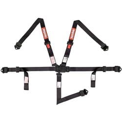 5-POINT YOUTH HARNESS, BLACK LATCH & LINK, PULL UP SFI 16.2 RACEQUIP / 709009RQP