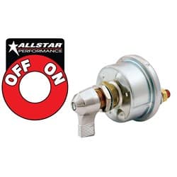 BATTERY SHUT OFF SWITCH 175 AMPS, DOUBLE POLE W/DECAL ALLSTAR / ALL80157