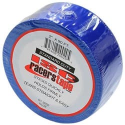 STANDARD DUTY TAPE BLUE 2" WIDE X 90FT ROLL ISC RACERS TAPE / RT2002