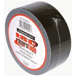 STANDARD DUTY TAPE BLACK 2" WIDE X 90FT ROLL ISC RACERS TAPE / RT2004