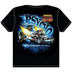 PSYCHO NITRO HOT ROD T-SHIRT SMALL ROCKET / RTPSYCHO-SMALL