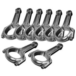 CHEV S/B I-BEAM 6.0 C/ROD SET BUSHED 7/16 CAP BOLTS *NOTES* SCAT - 2-ICR6000-7/16