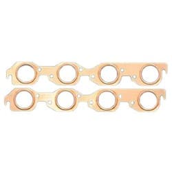 SCE PRO COPPER EXHAUST GASKET BBC 2" ID HEADERS LARGE ROUND SCE - 4313