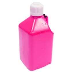 5 GAL/18.9L UTILITY JUG SQUARE GLOW PINK 9.5" X 9.5" X 21" SCRIBNER - 2000GP