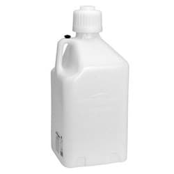 5 GAL/18.9L UTILITY JUG SQUARE WHITE 9.5" X 9.5" X 21" SINGLE SCRIBNER - 2000W