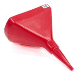 14" FUNNEL RED D - SHAPED   SCRIBNER - 6110R