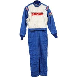 STD E.23 SUIT X LARGE - BLUE 2 LAYER SFI-5 - SATIN/TWILL SIMPSON - 804461