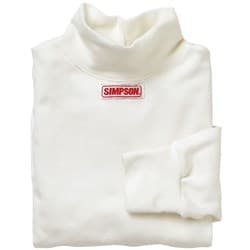 7OZ UNDERWEAR TOP LARGE LONG SLEEVE WHITE SFI FIA SIMPSON - 20000L