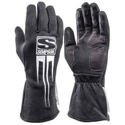 PREDATOR GLOVE LARGE BLACK - SFI-5 SIMPSON - 20800LK