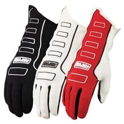 COMPETITOR GLOVE SMALL WHITE - SFI-5 - FIA SILICONE PALM SIMPSON - 21300SW