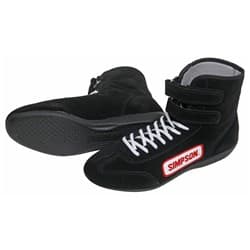 HIGHTOP SHOE 14 BLACK - SFI-5 - DRIVING BOOT SIMPSON - 28140BK