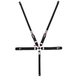 CAMLOCK BELTS BLACK BOLT IN 2" SHOULDER - PULL UP LAP SIMPSON - 29104BK-HN