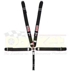 CAMLOCK BELTS BLACK - PULL UP LAP - BOLT IN SIMPSON - 29104BK