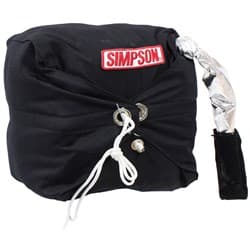 14' BLACK CHUTE & BLACK PACK WITH KEVLAR SHROUD LINES SIMPSON - 42050BLK