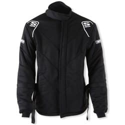 6G SFI-20 BLACK JACKET LARGE W/ ARM RESTRAINTS SIMPSON - 4802354