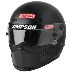 BANDIT SA2020 MATTE BLACK XX LARGE HELMET SIMPSON - 7200058