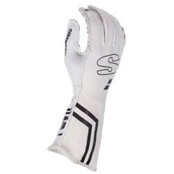 ENDURANCE GLOVE X LARGE WHITE - SFI-5 - FIA SILICONE PALM SIMPSON - EGXW