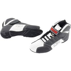 REDLINE SHOE GREY 10 - SFI-5 FIA DRIVING SHOE SIMPSON - RL100W